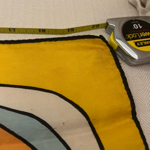 Vintage Peter Max Silk Butterfly Lady Print Scarf - Picture 8 of 8